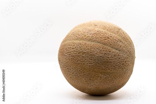 Fresh melon isolated on white background. selective focus. copy space