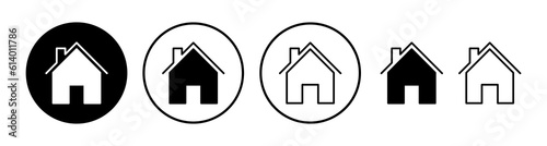 Home icon vector. House vector icon © zo3listic