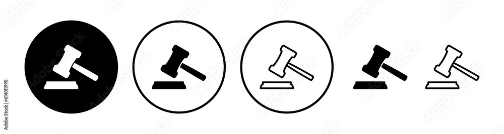 Gavel icon vector. judge gavel icon. auction hammer Gavel icon vector. judge gavel icon. auction hammer
