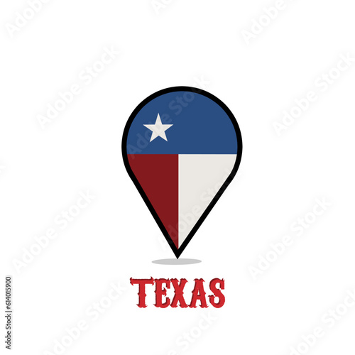 illustration vector of texas pin location perfect for print,etc Free Download illustration vector of texas pin location perfect for print,etc - GFXLoad