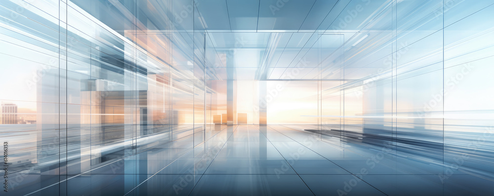 custom made wallpaper toronto digitalA minimalist panorama featuring sleek lines and transparent layers, representing the transparency and openness of technology