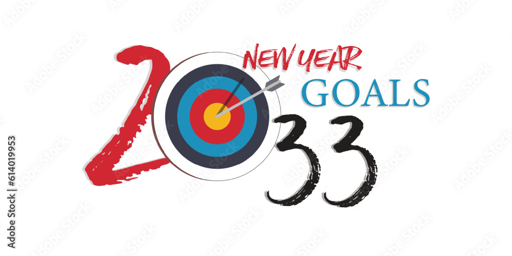 2033 New Year business goals. Cover of business diary for wishes.Vector illustration modern layout template 2033 New Year business goals. Cover of business diary for wishes.Vector illustration modern layout template