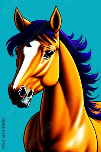 Majestic Equine Beauty  A Stunning Drawing of a Horse