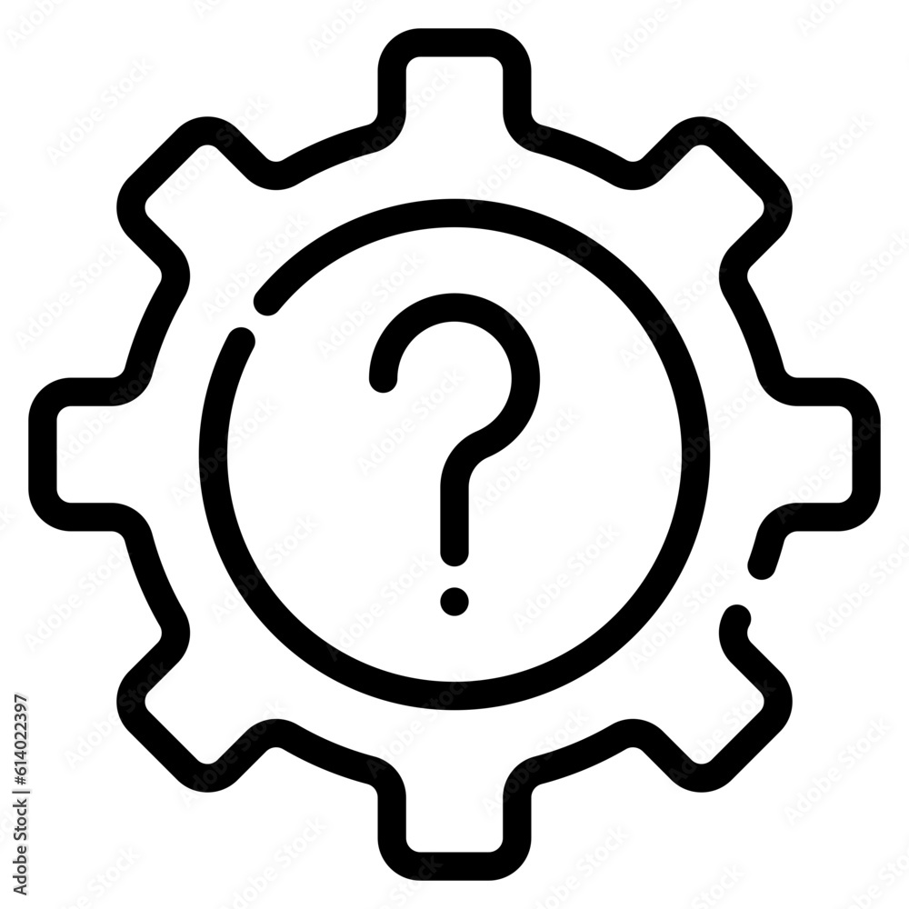 Question Gear Icon