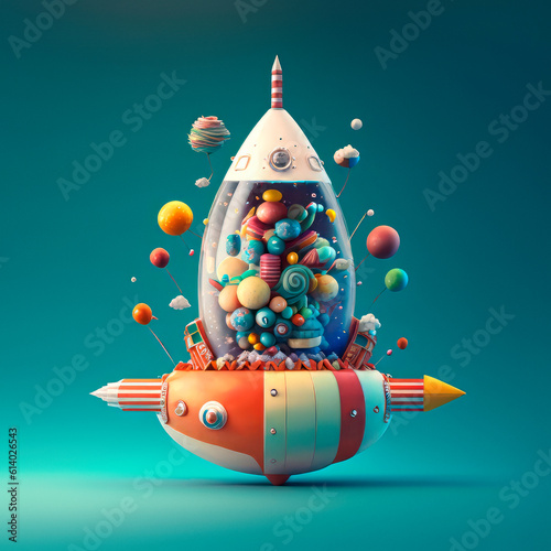 Candy Spaceship 