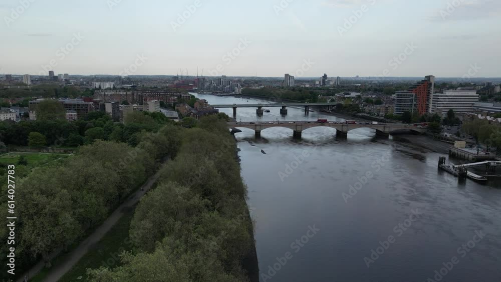 Thames River, at historic Fulham, UK Thames River, at historic Fulham, UK
