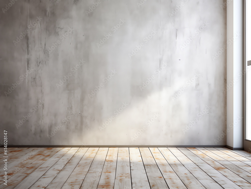 Generative AI Perspective view of empty concrete floor with cement structure and wooden wall building exterior. 3d rendering. Mixed media. Generative AI Perspective view of empty concrete floor with cement structure and wooden wall building exterior. 3d rendering. Mixed media.