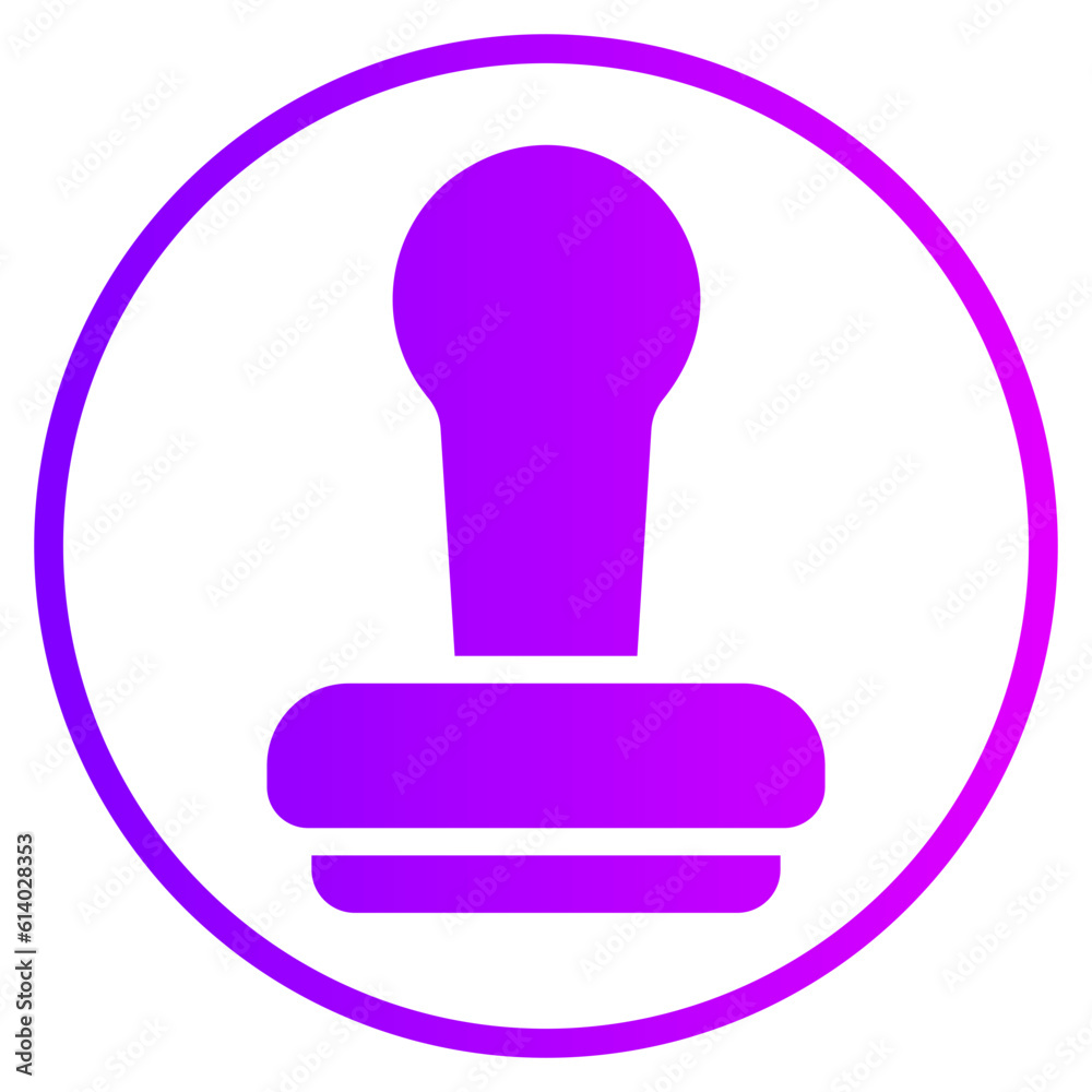 seal gradient icon seal gradient icon