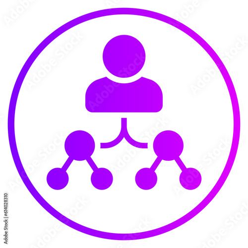 inheritance gradient icon