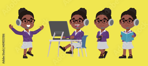 Call center and customer service character