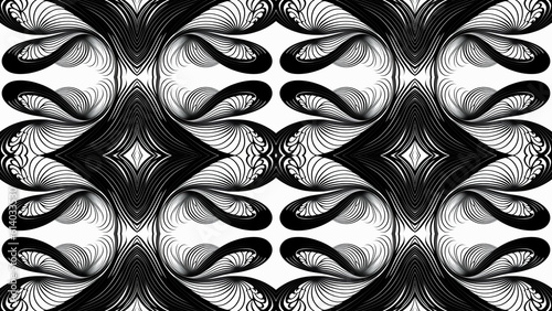 pattern with skulls and bones