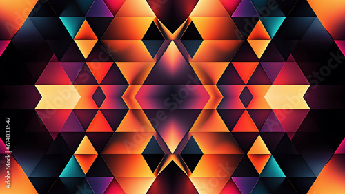 abstract triangle background