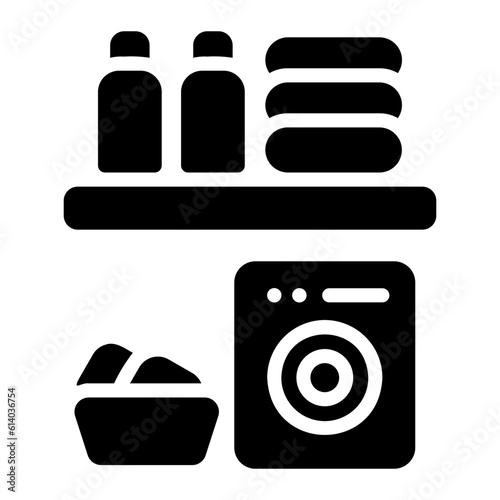 laundry room Solid icon