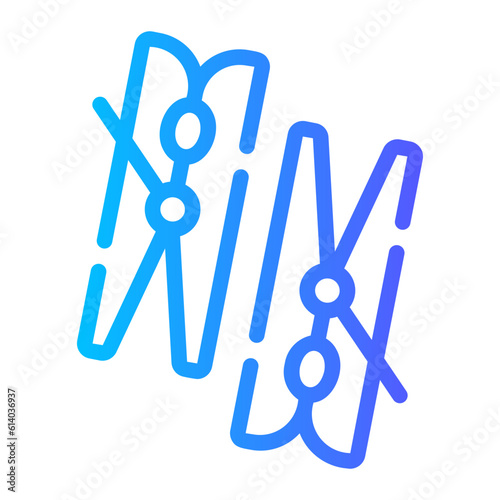 peg Line Gradient Icon