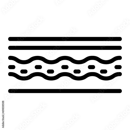 brightness line icon