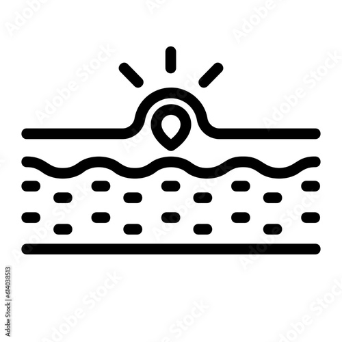 acne line icon
