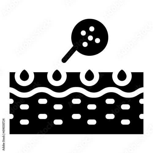 blackhead glyph icon