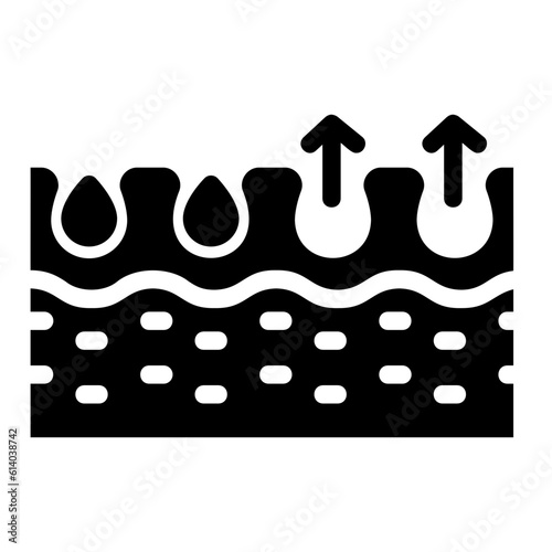 pore glyph icon