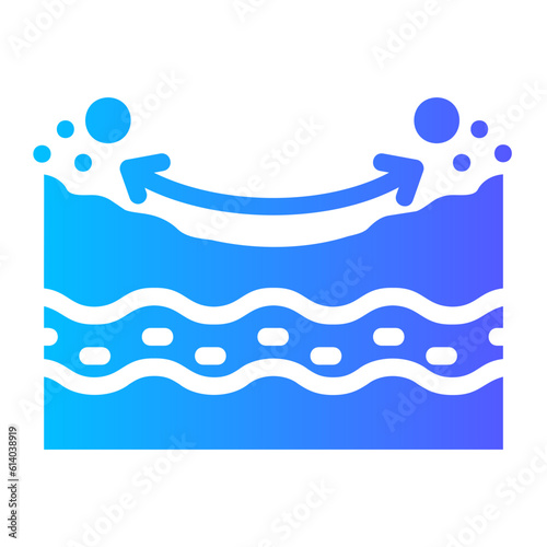 exfoliant gradient icon