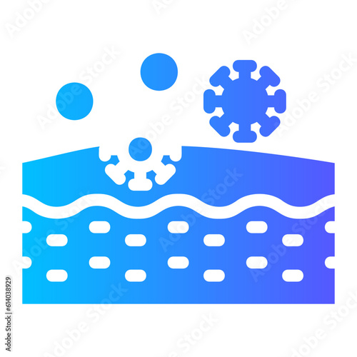 immunity gradient icon