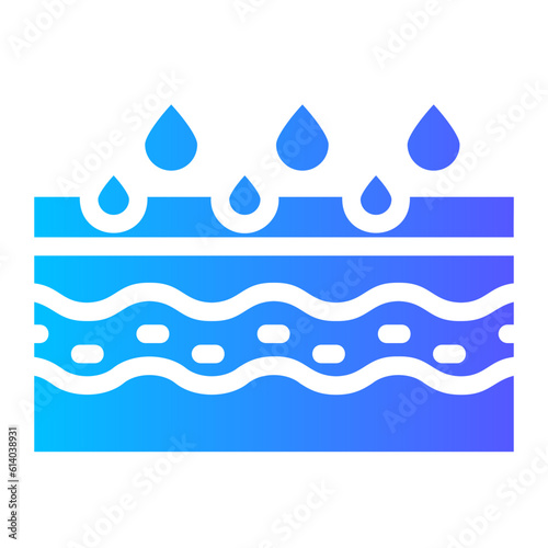 moisturizing gradient icon