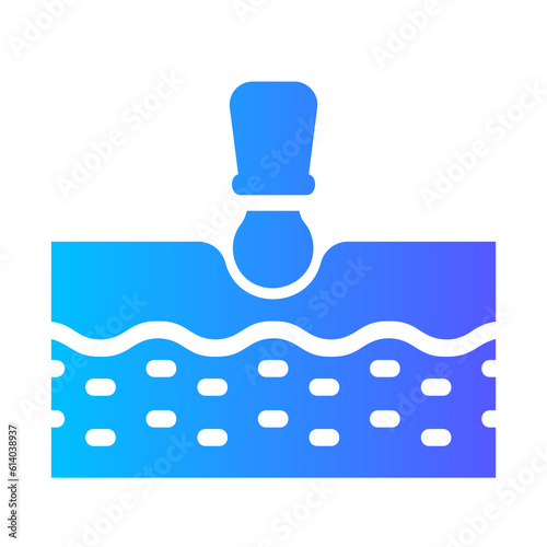 microdermabrasion gradient icon
