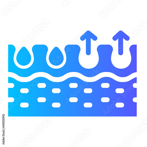pore gradient icon