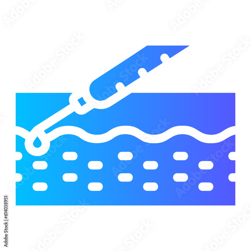 syringe gradient icon