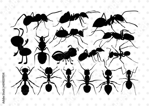 Ants Silhouette, Ants SVG, Tiny Ants Svg, Ant Svg, Insect Svg, Ants Bundle, SB00224