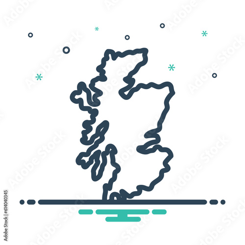 Mix icon for scotland 