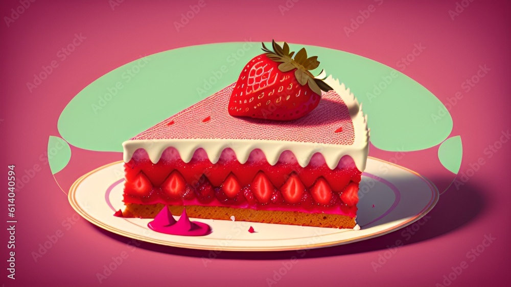 Delicous cake made with love Delicous cake made with love
