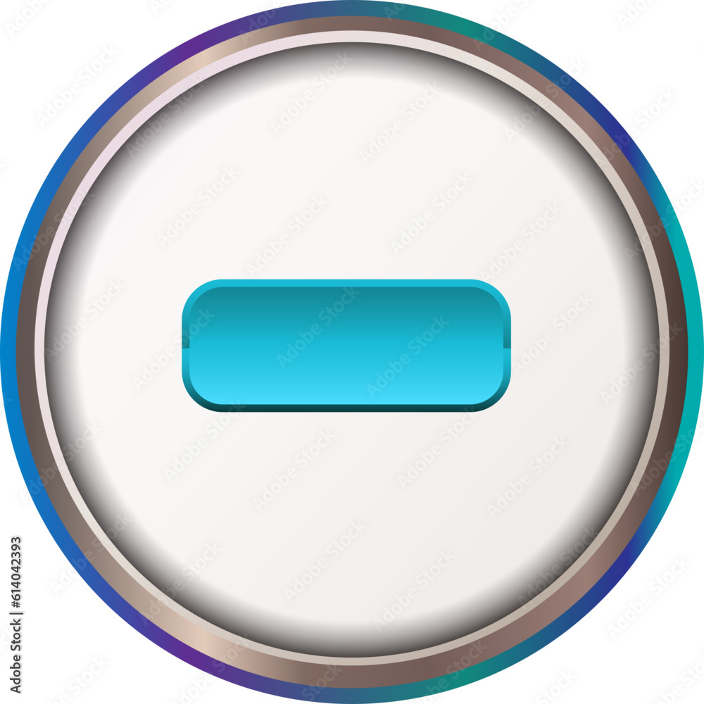 blue glossy button, Minus, Dash, Hyphen symbol blue glossy button, Minus, Dash, Hyphen symbol