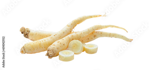 ginseng isolated on transparent png photo