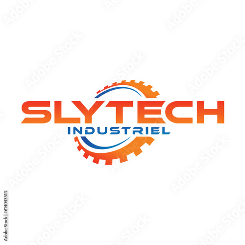 Free Download Abstract auto parts, garage, industrial with gear Logo Design Template - GFXLoad