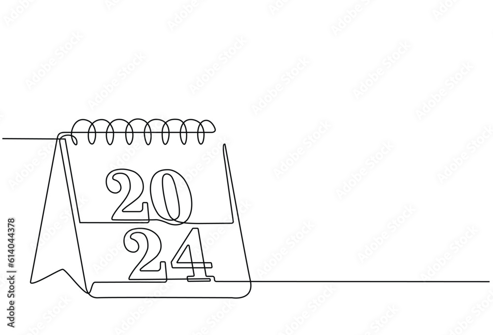 continuous-line-drawing-of-calendar-day-icon-with-1-january-2024