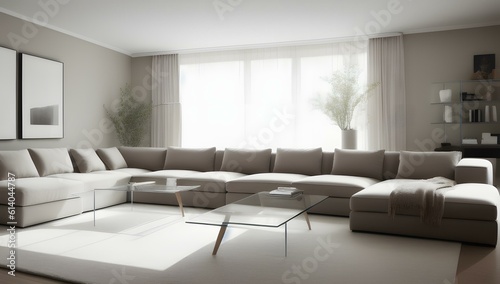 Minimalist Living room | ai-generated