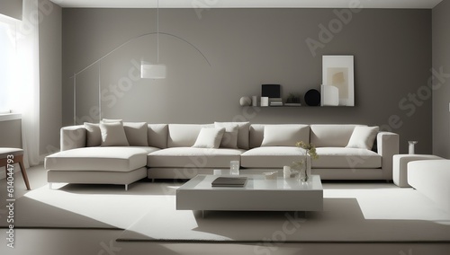 Minimalist Living room | ai-generated