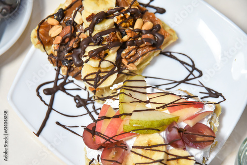 pancakes with chocolate