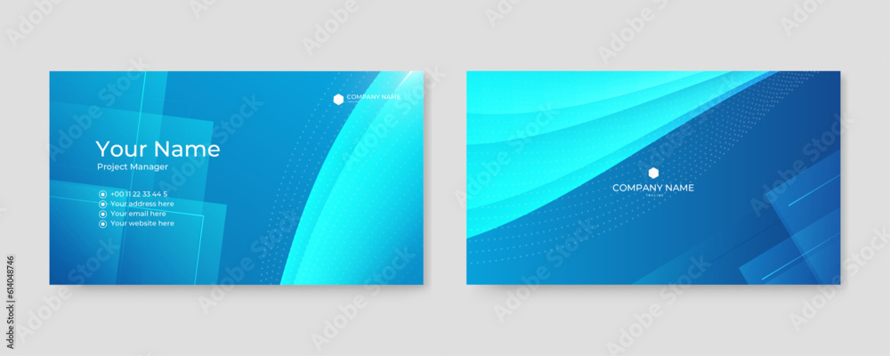 Fototapeta premium modern business card template