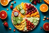 fruit salad on a plate