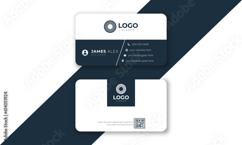 Business Card Template, Business and corporate business card, visiting card, creative and modern design, elegant and simple 