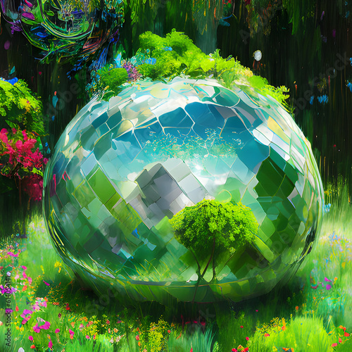 Discover a sustainable future with our eco-friendly dome - a vision of green living and futuristic design. Perfect for eco-conscious projects.