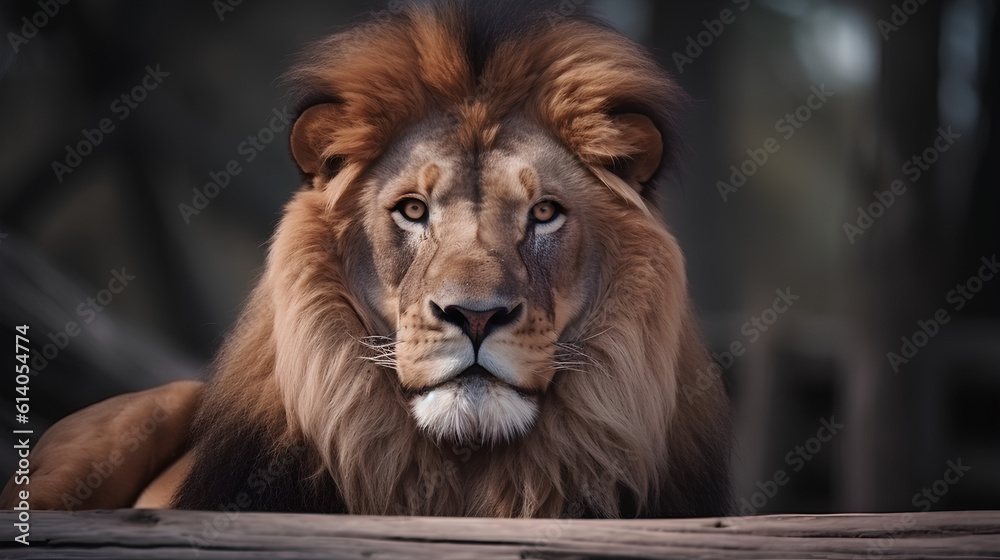 Fototapeta premium portrait of a lion