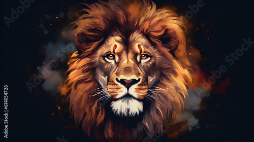 portrait of a lion © Munir