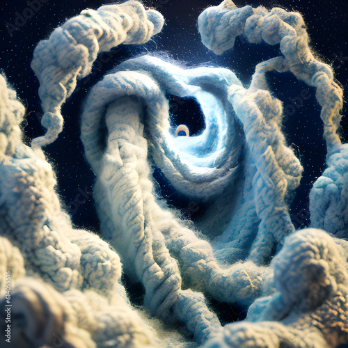 Captivating celestial ballet captured in stunning AI-generated artwork, showcasing symphony of light and motion. Perfect for stock photography!