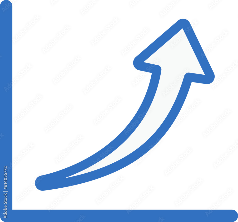 forecast graph icon line design, monoline icons. forecast graph icon line design, monoline icons.