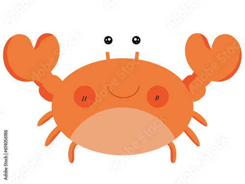 Crab cartoon characters 
