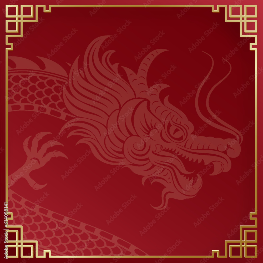 Happy Chinese new year 2024 Zodiac sign year of the Dragon Happy Chinese new year 2024 Zodiac sign year of the Dragon