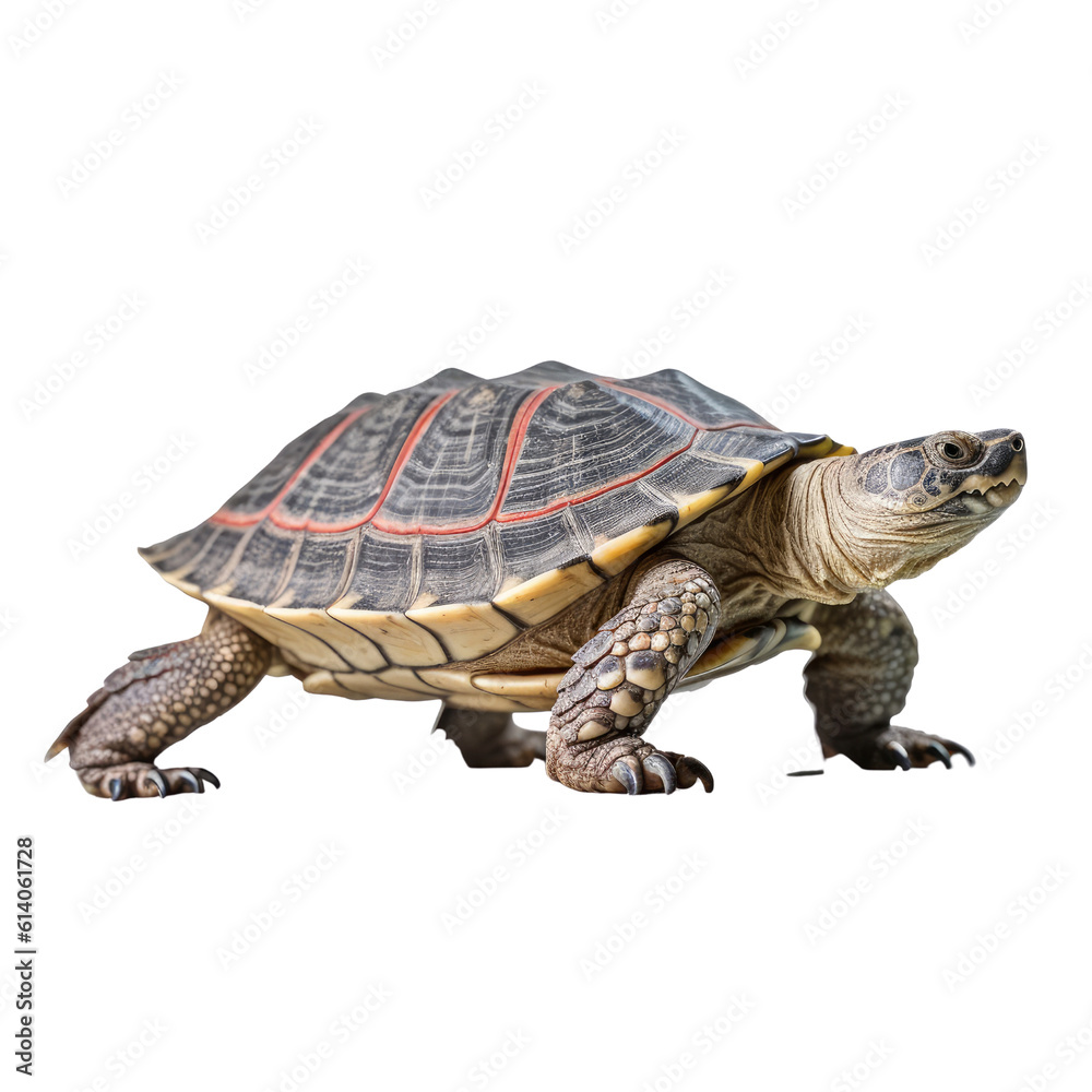 Obraz premium turtle isolated on transparent background cutout