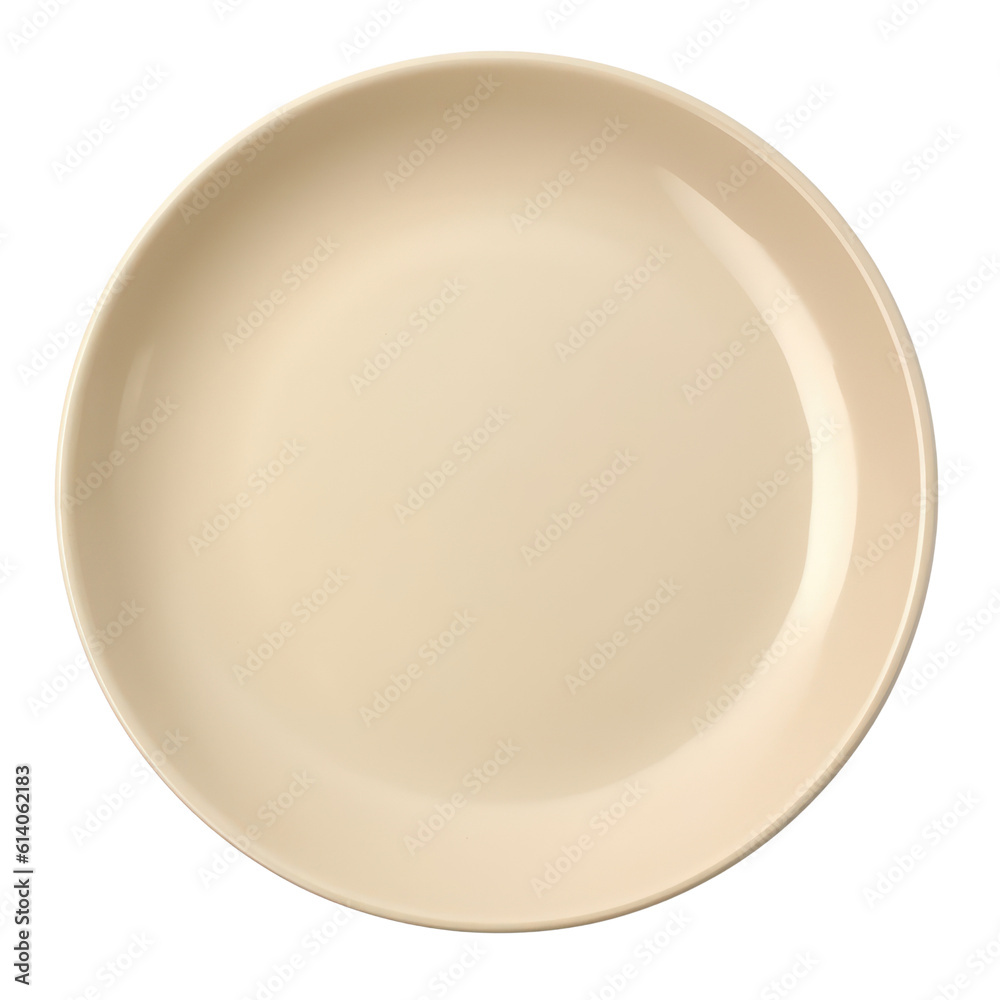empty white plate isolated on transparent background cutout empty white plate isolated on transparent background cutout